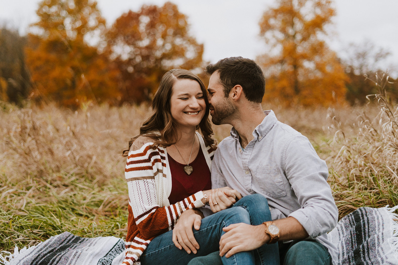 Fall Maybury State Park Engagement | Nick & Alysia
