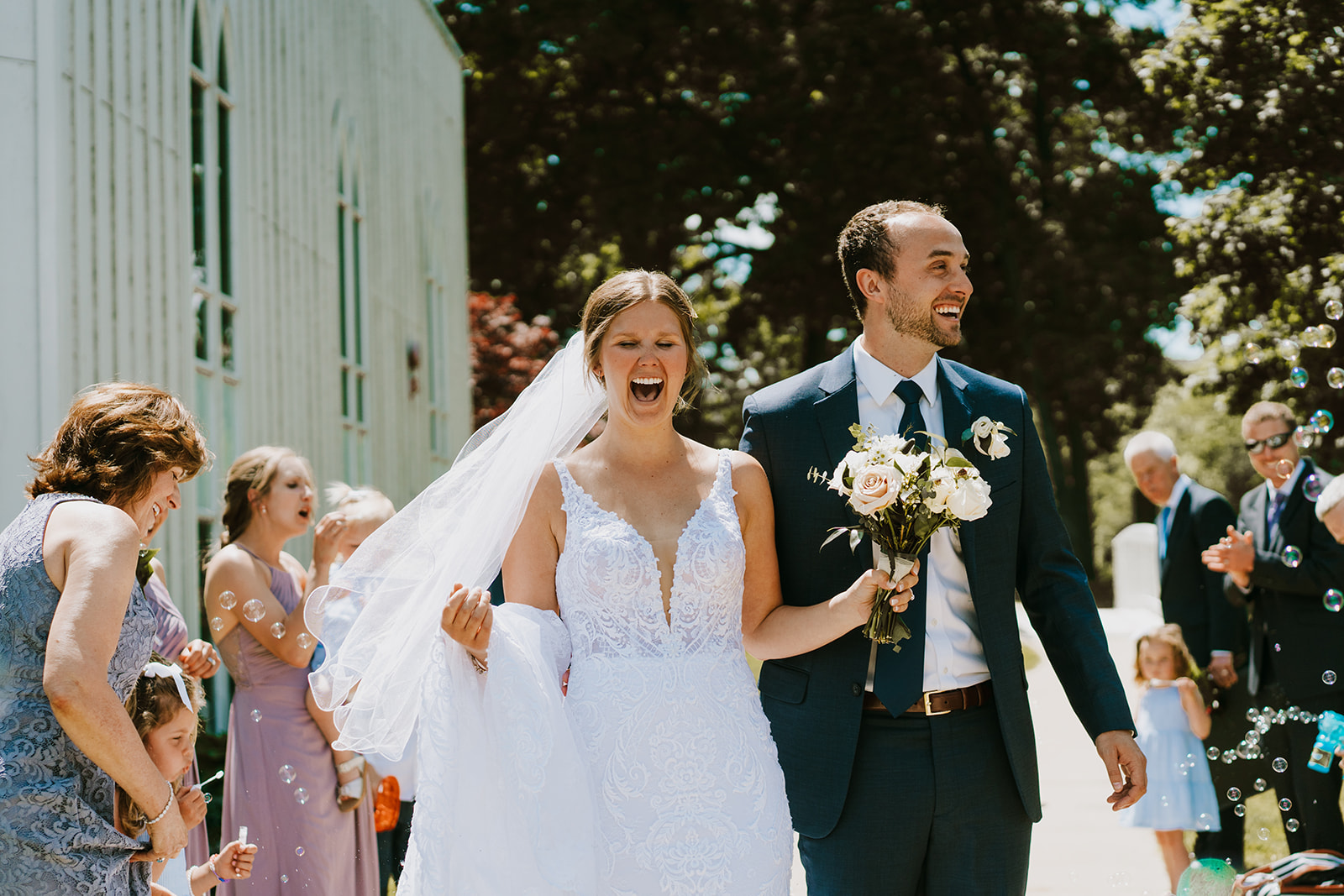 Intimate COVID Michigan Wedding | Sharon & Destin