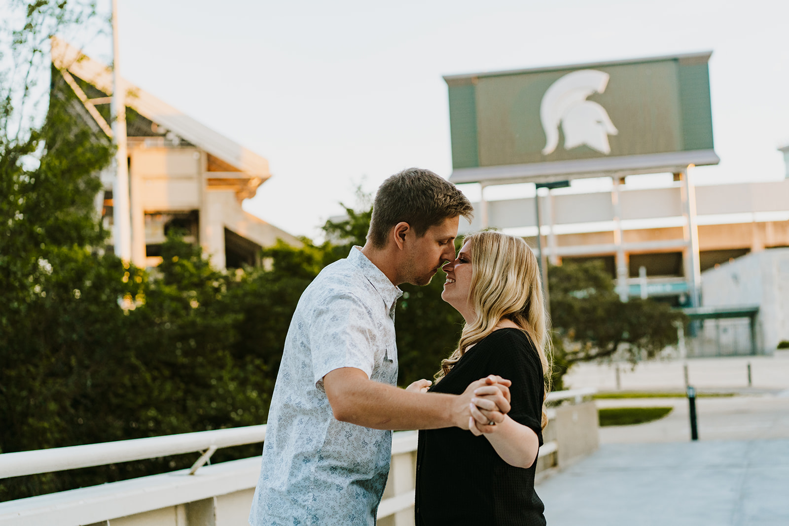 Summer Michigan State University Engagement Session | Melissa & Josh