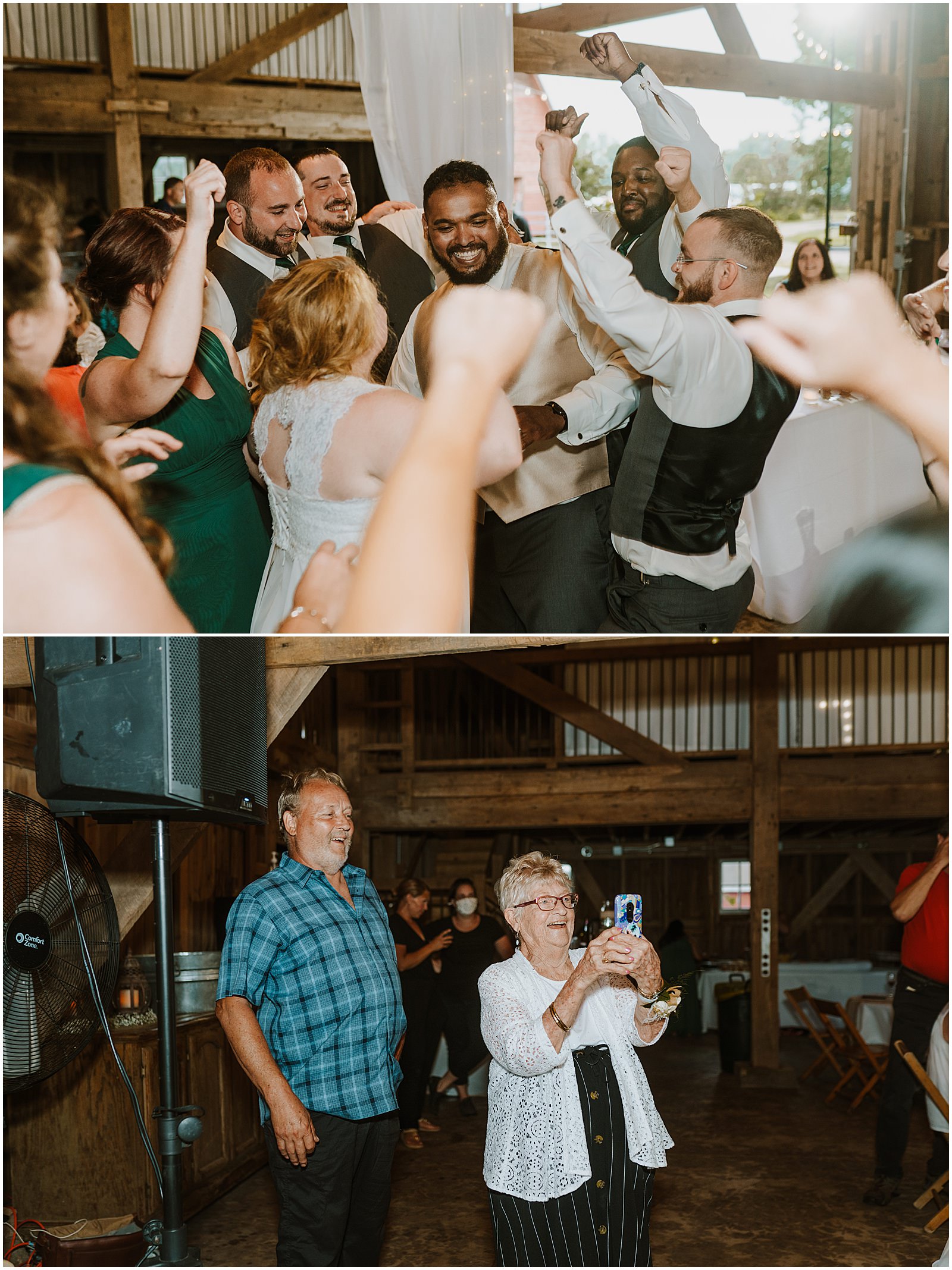 barn wedding reception