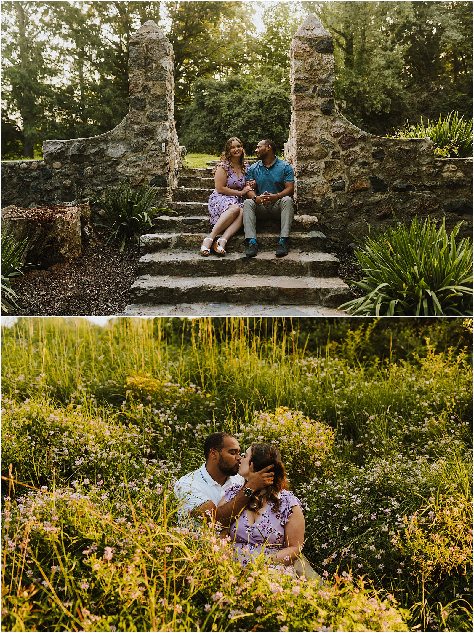 Golden Hour Stony Creek Engagement Session