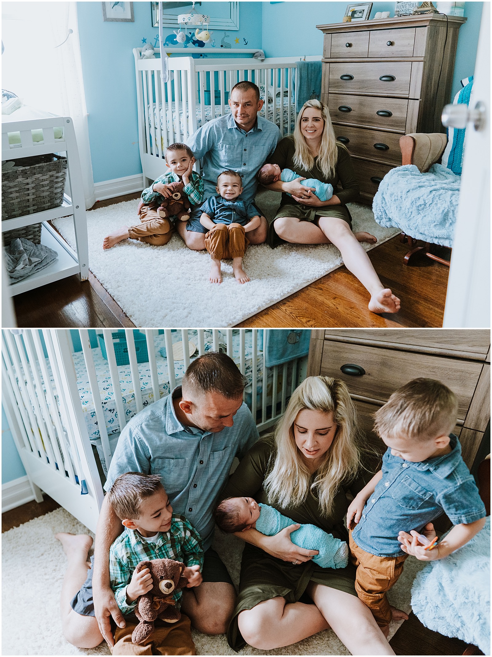 At Home Detroit Newborn Session