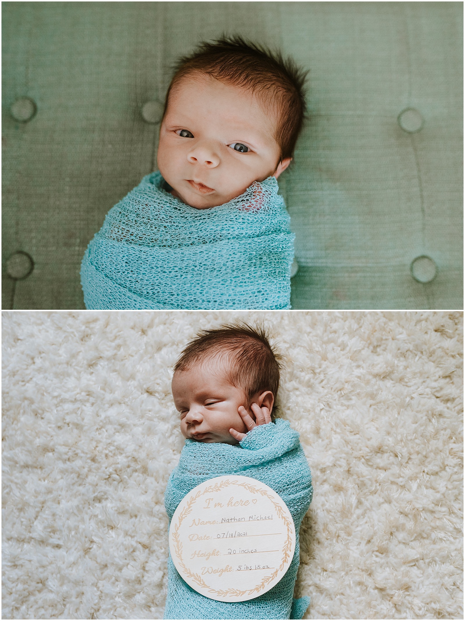 At Home Detroit Newborn Session