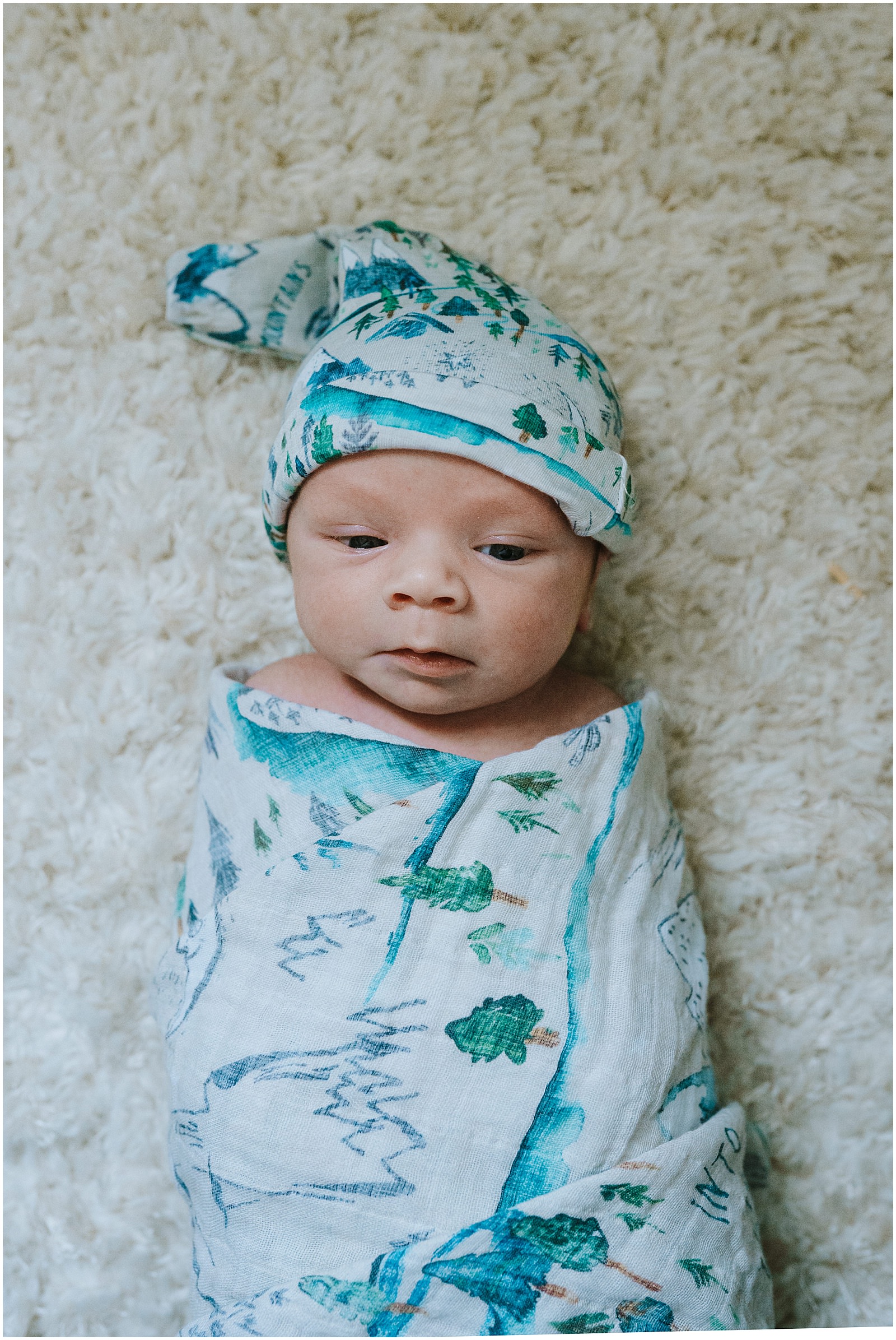 At Home Detroit Newborn Session