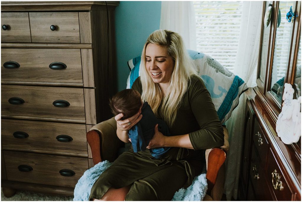 At Home Detroit Newborn Session