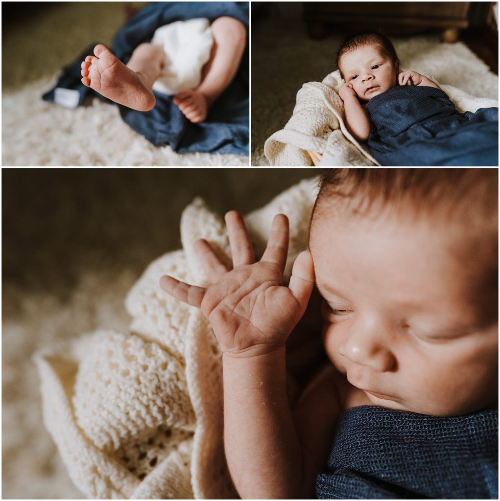 At Home Detroit Newborn Session