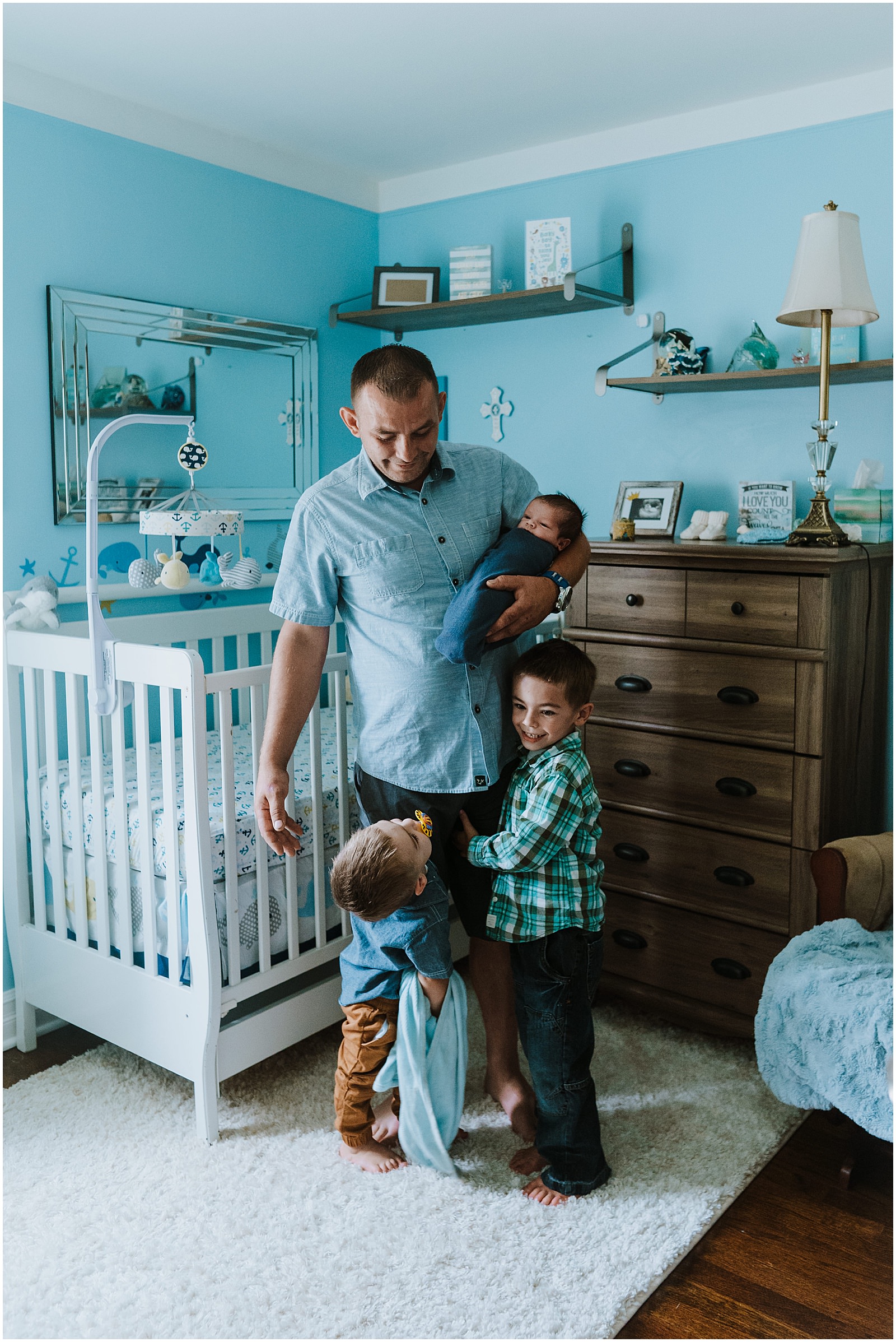 At Home Detroit Newborn Session