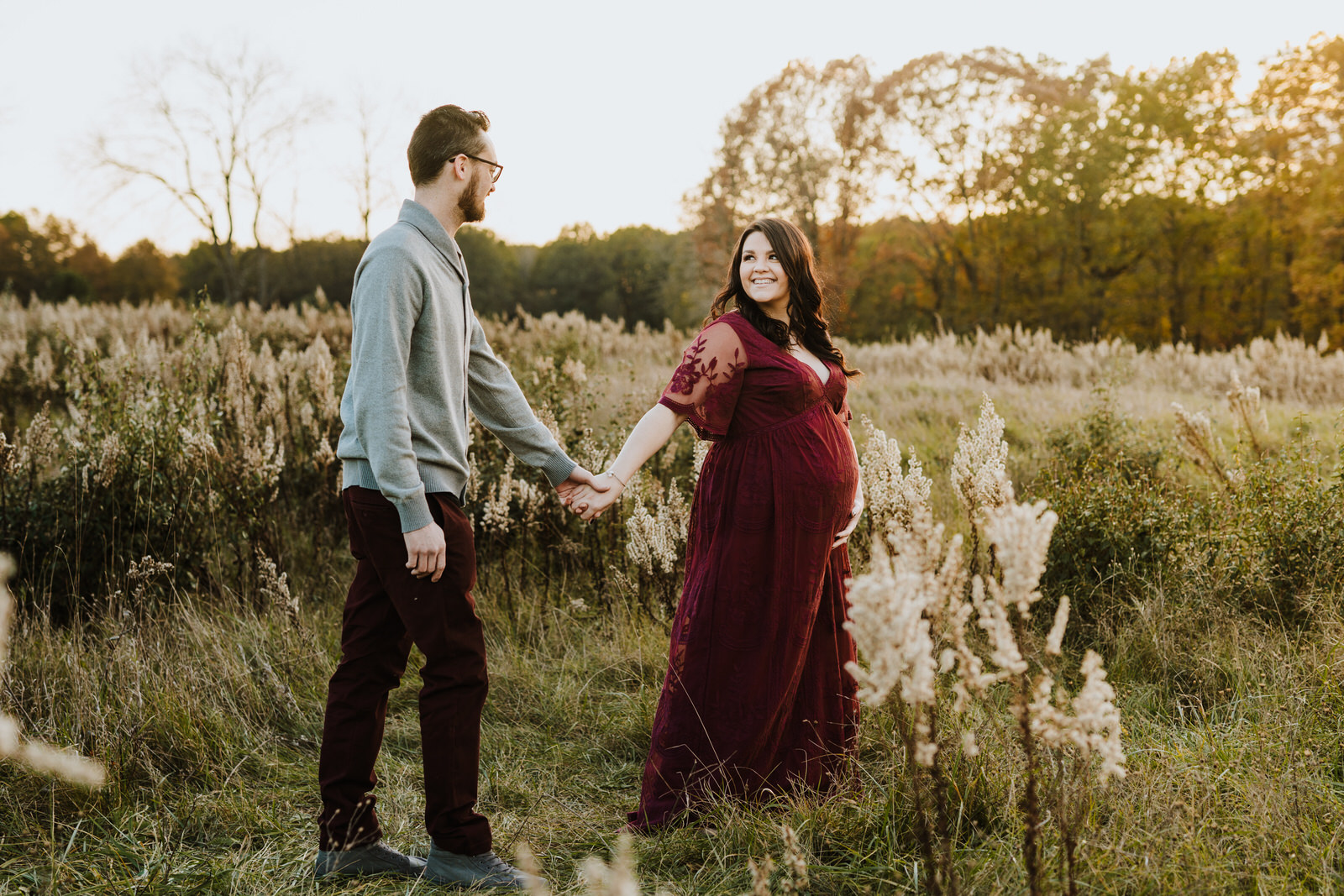 Fall Stony Creek Maternity Session | Ashley & Ryan