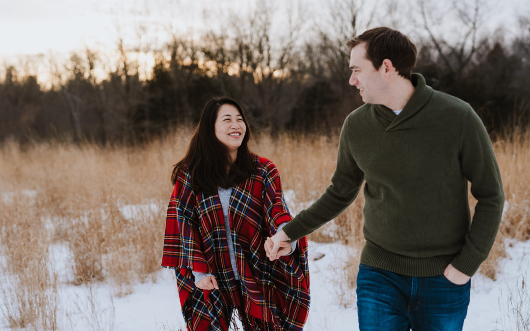Winter Stony Creek Metropark Engagement Session