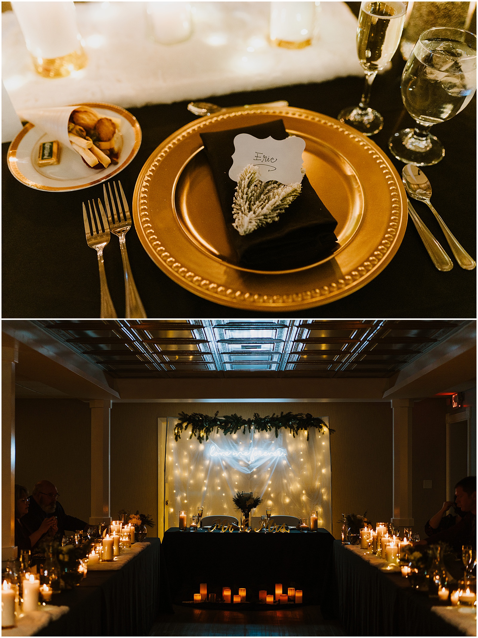 Intimate Winter Wedding in Michigan