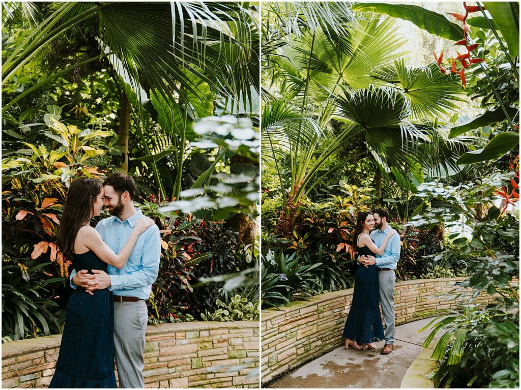 Belle Isle Conservatory Engagement Session