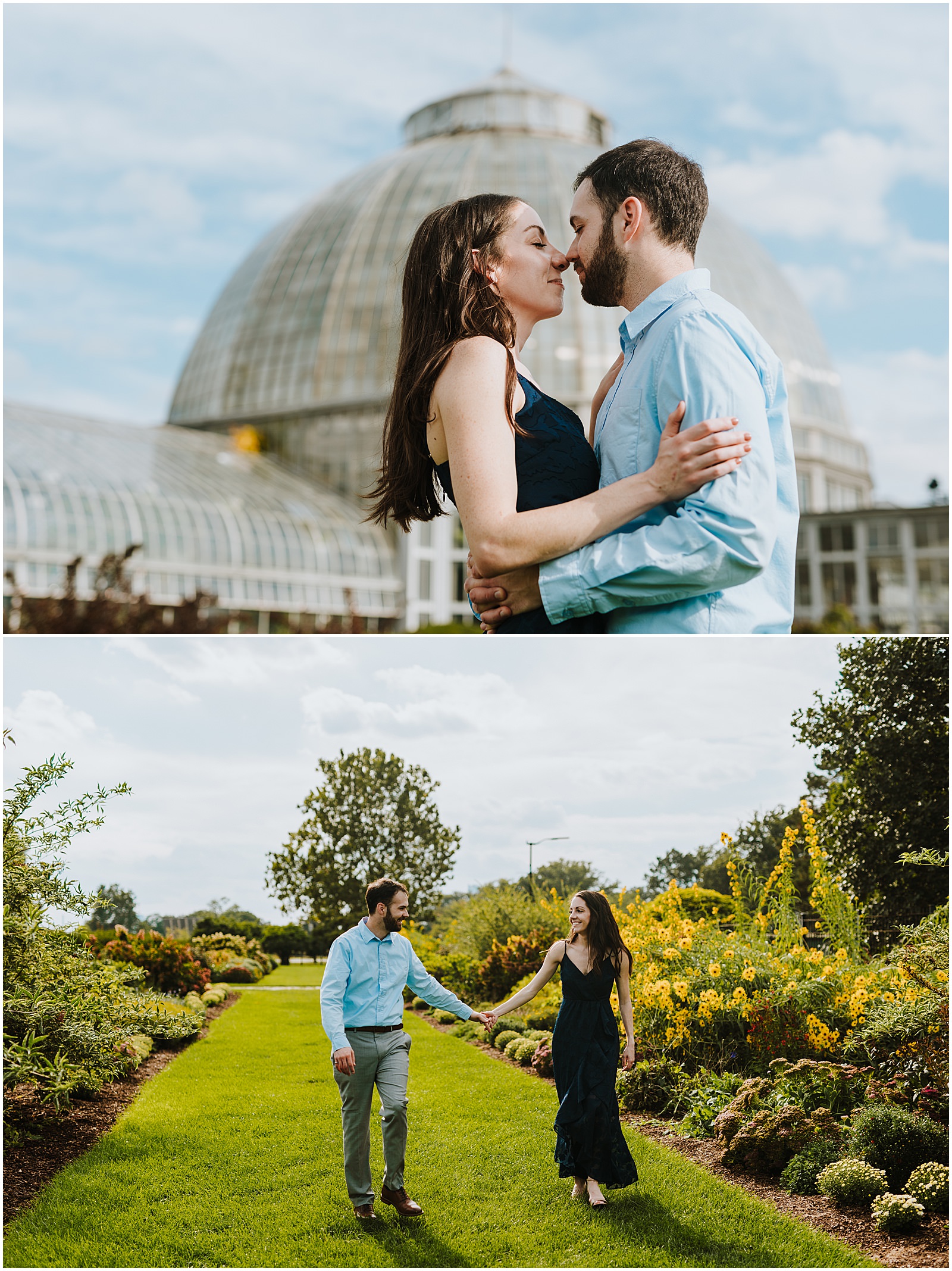 Belle Isle Conservatory Engagement Session