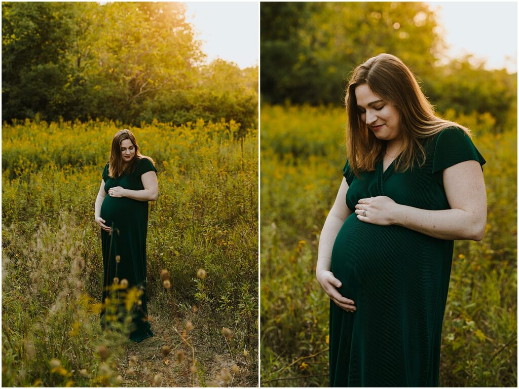 Fall Maybury State Park Maternity Session