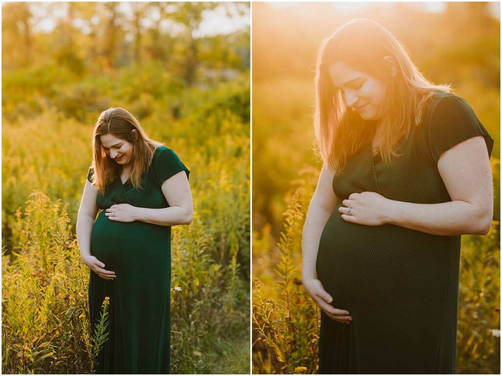 Fall Maybury State Park Maternity Session