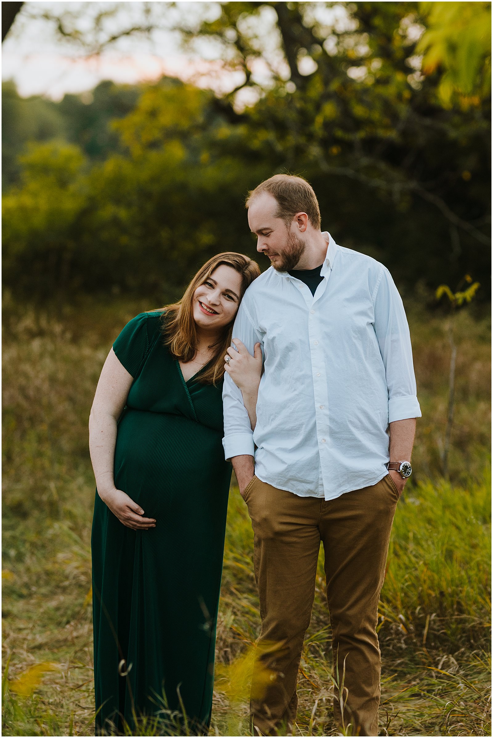  Fall Maybury State Park Maternity Session