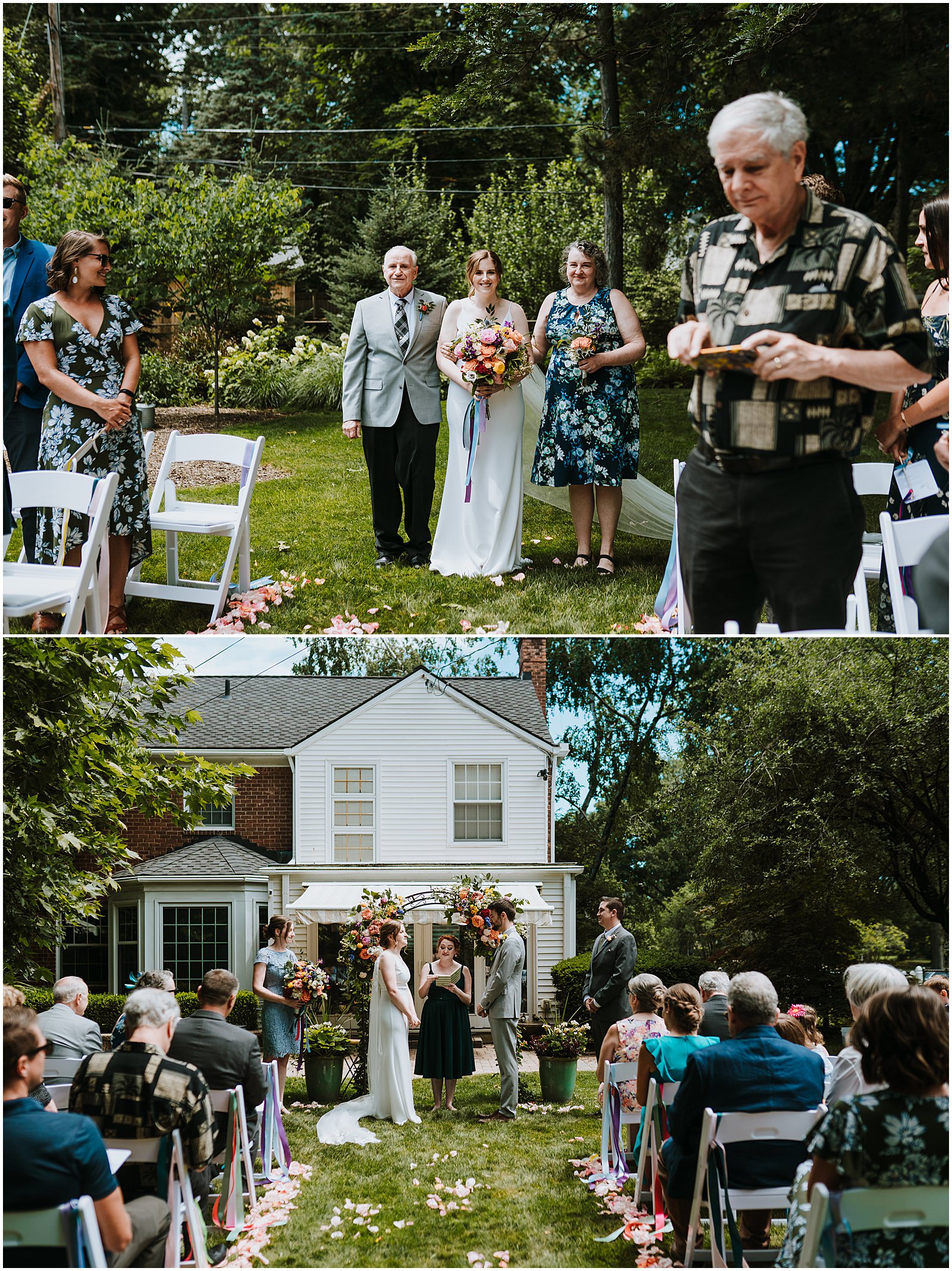 Royal Oak Backyard Wedding