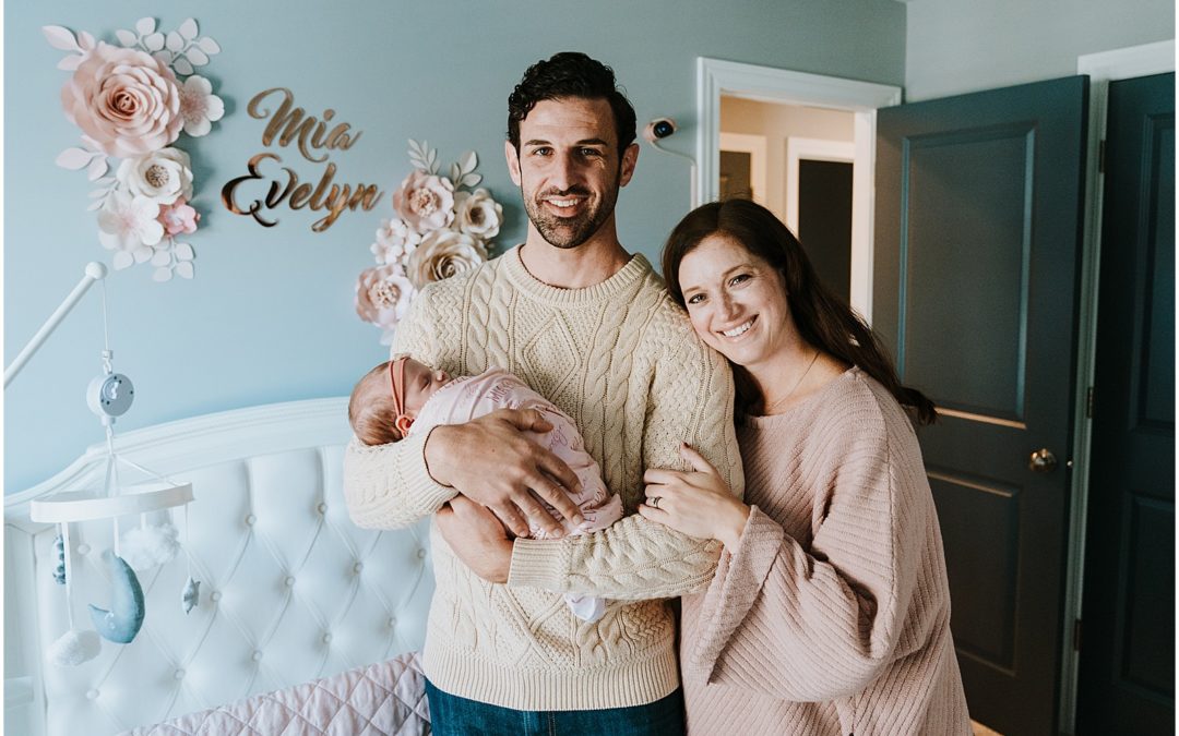 Royal Oak In Home Newborn Session – Mia