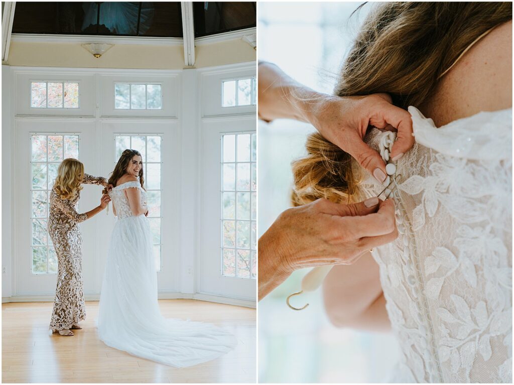 Fall Pine Knob Mansion Wedding - Madalyn Muncy Photography