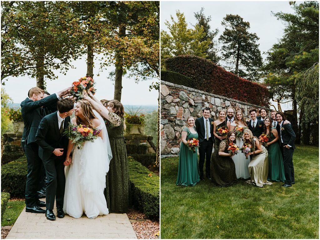 Fall Pine Knob Mansion Wedding - Madalyn Muncy Photography