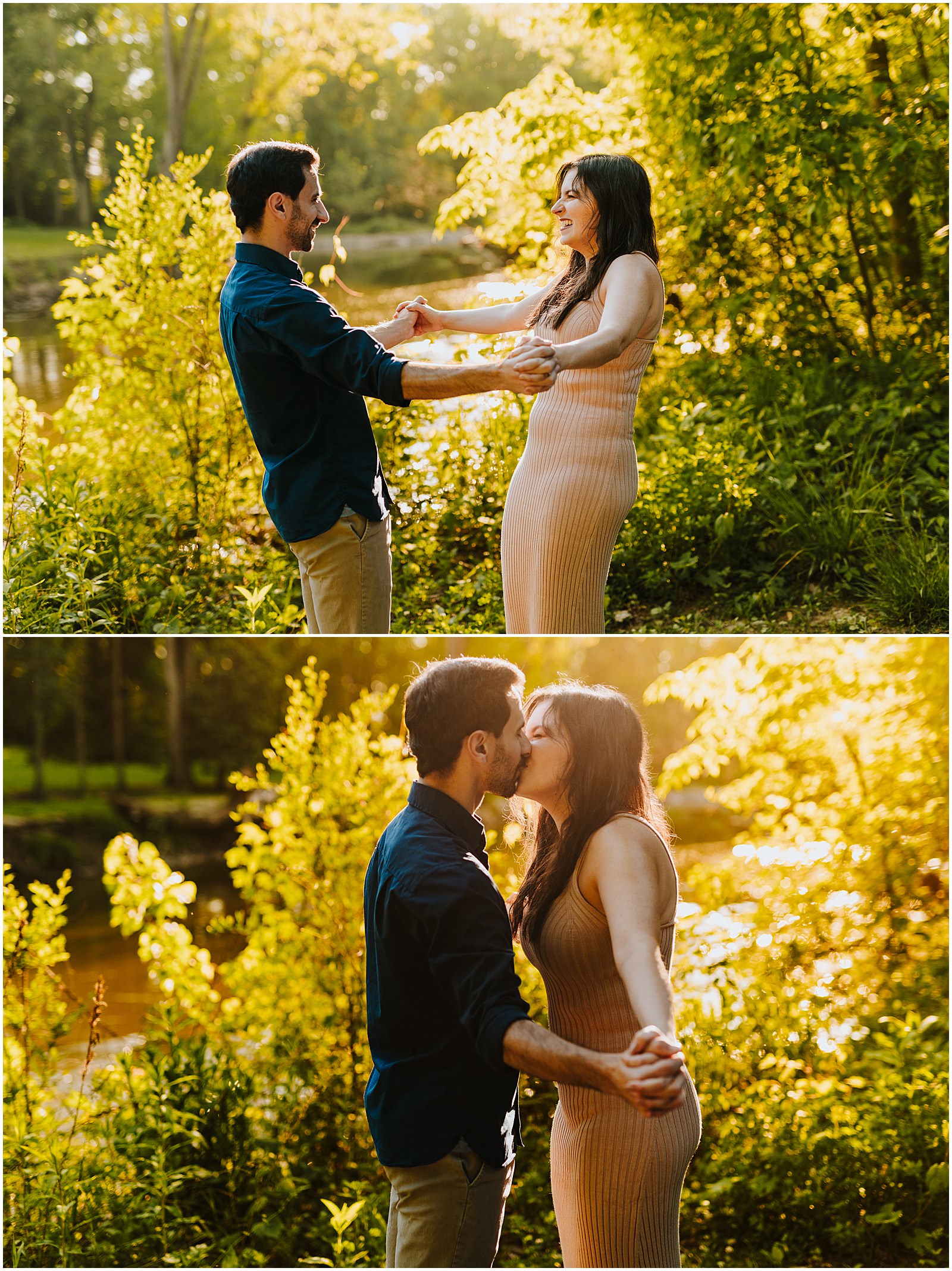 Spring Dodge Park Engagement Session