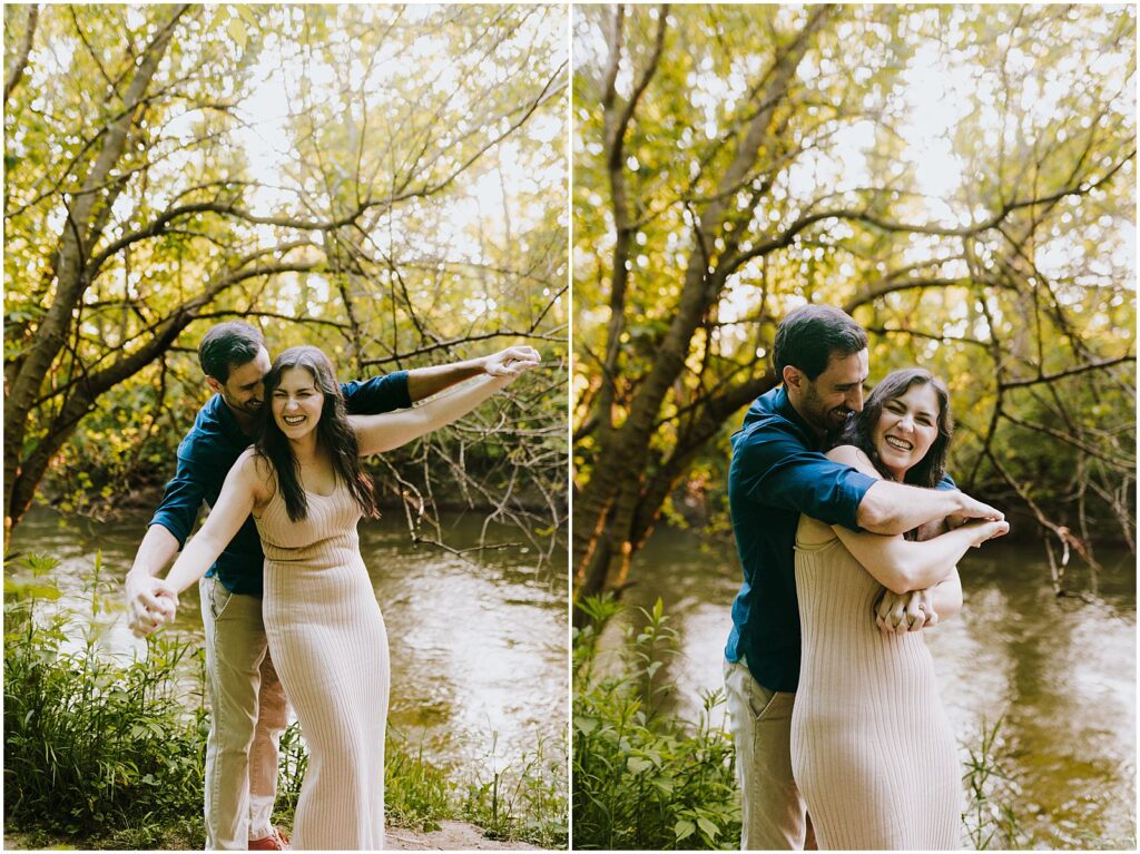 Spring Dodge Park Engagement Session