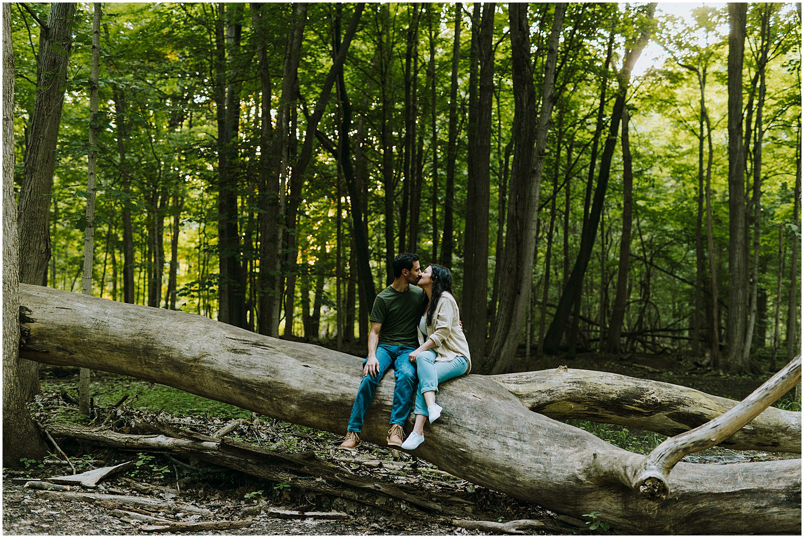 Spring Dodge Park Engagement Session