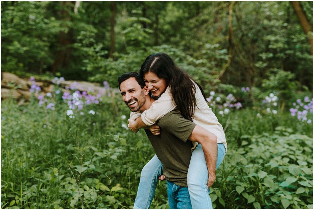 Spring Dodge Park Engagement Session