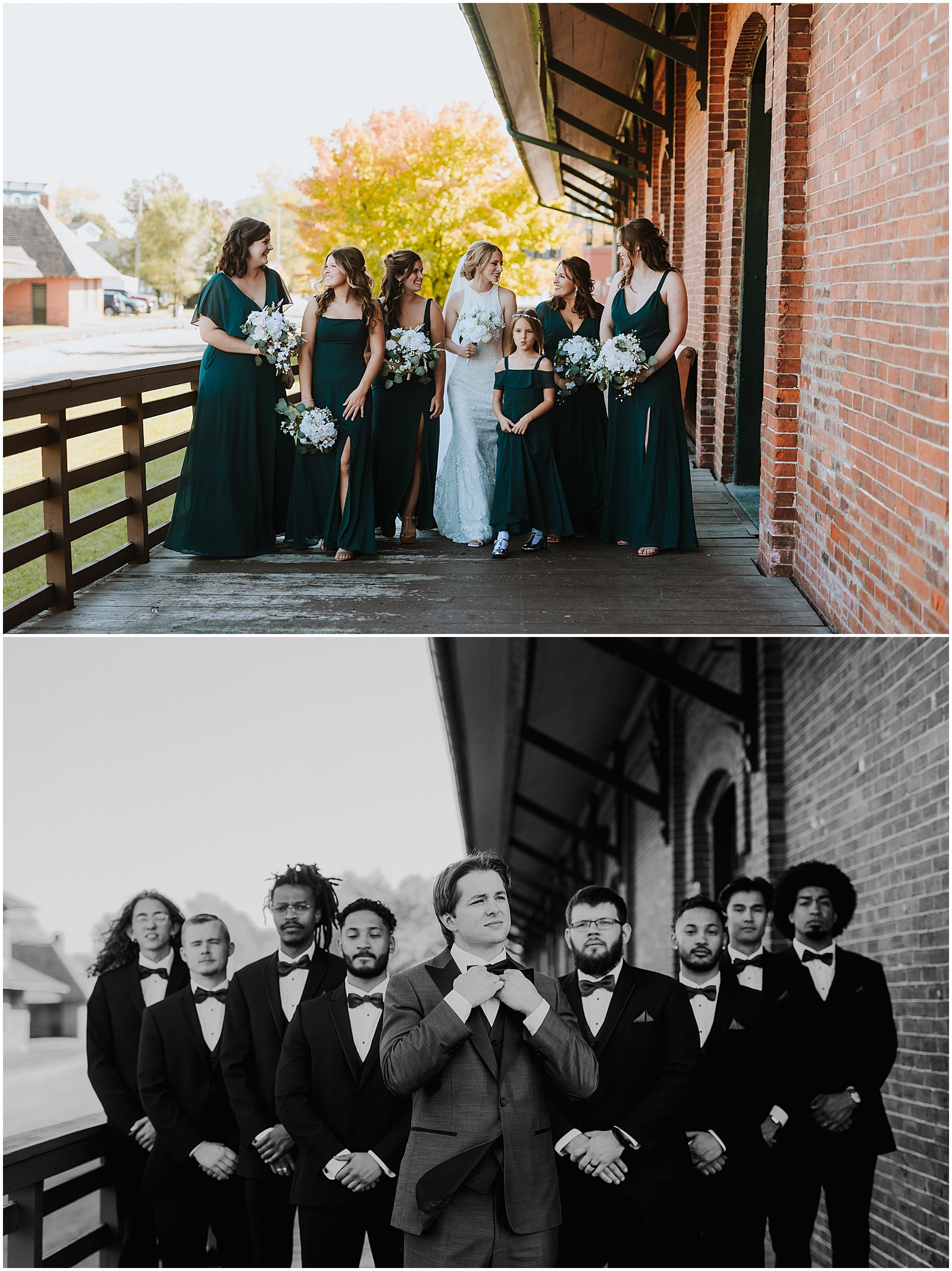 Fall Ypsilanti Freighthouse Wedding