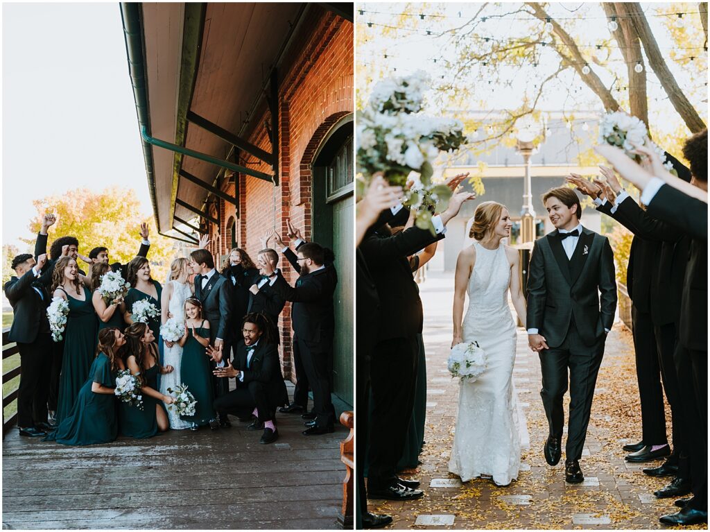 Fall Depot Town Wedding