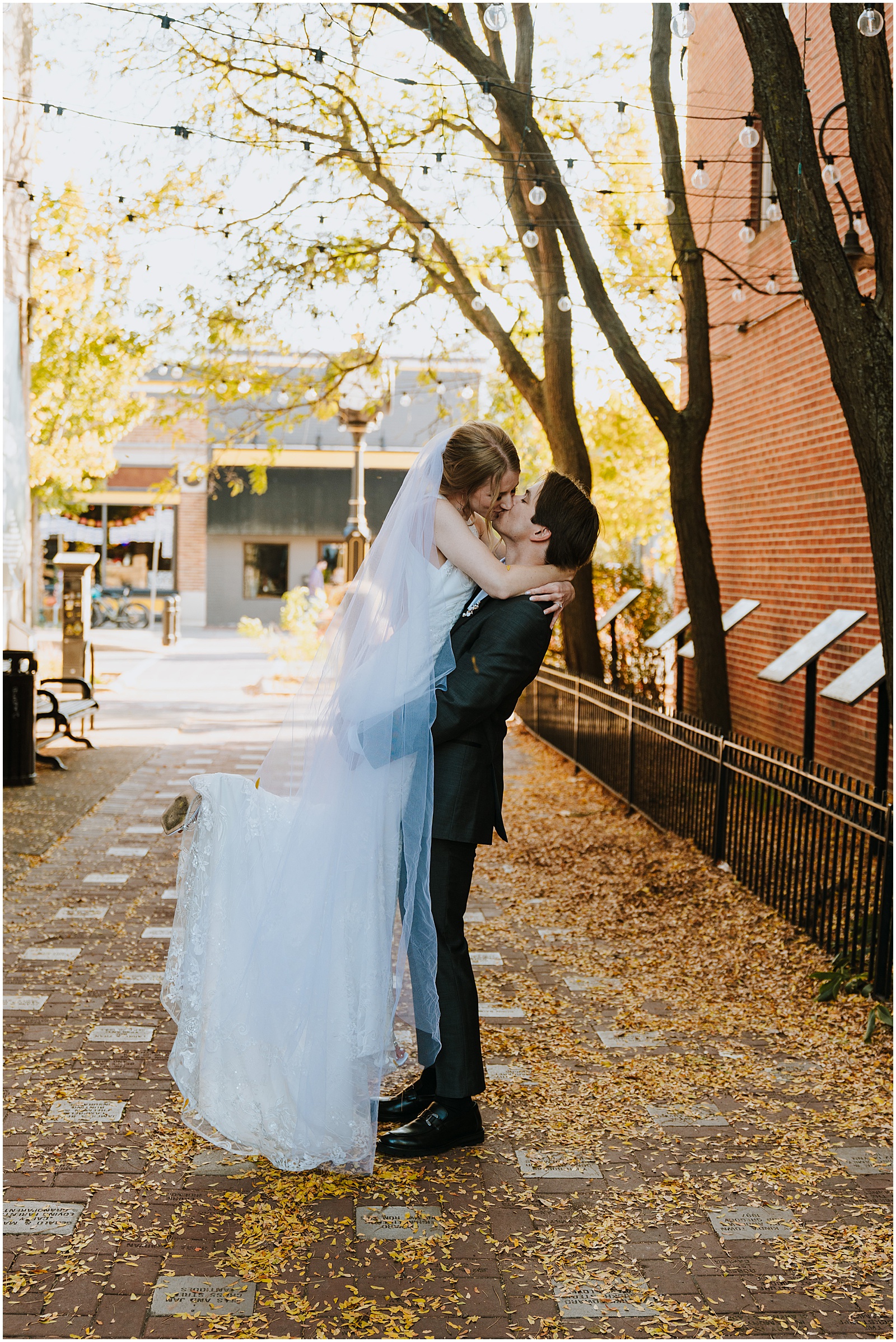 Fall Depot Town Wedding