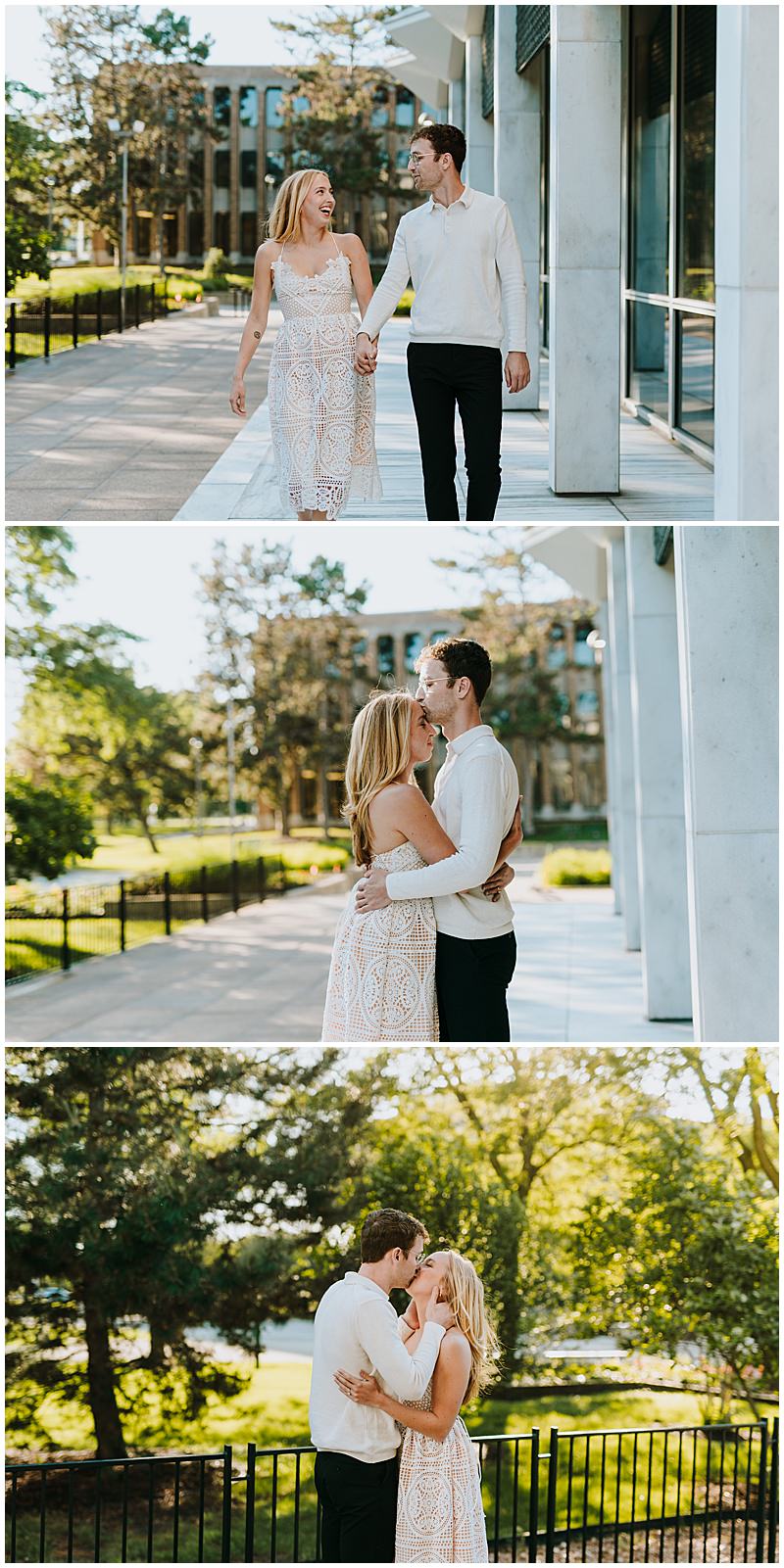 Summer Midtown Detroit Engagement Session