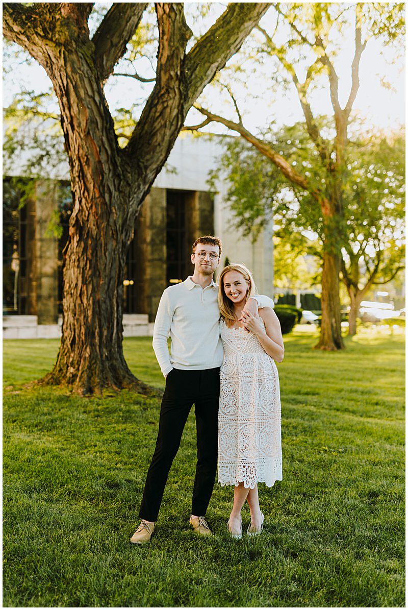 Summer Midtown Detroit Engagement Session