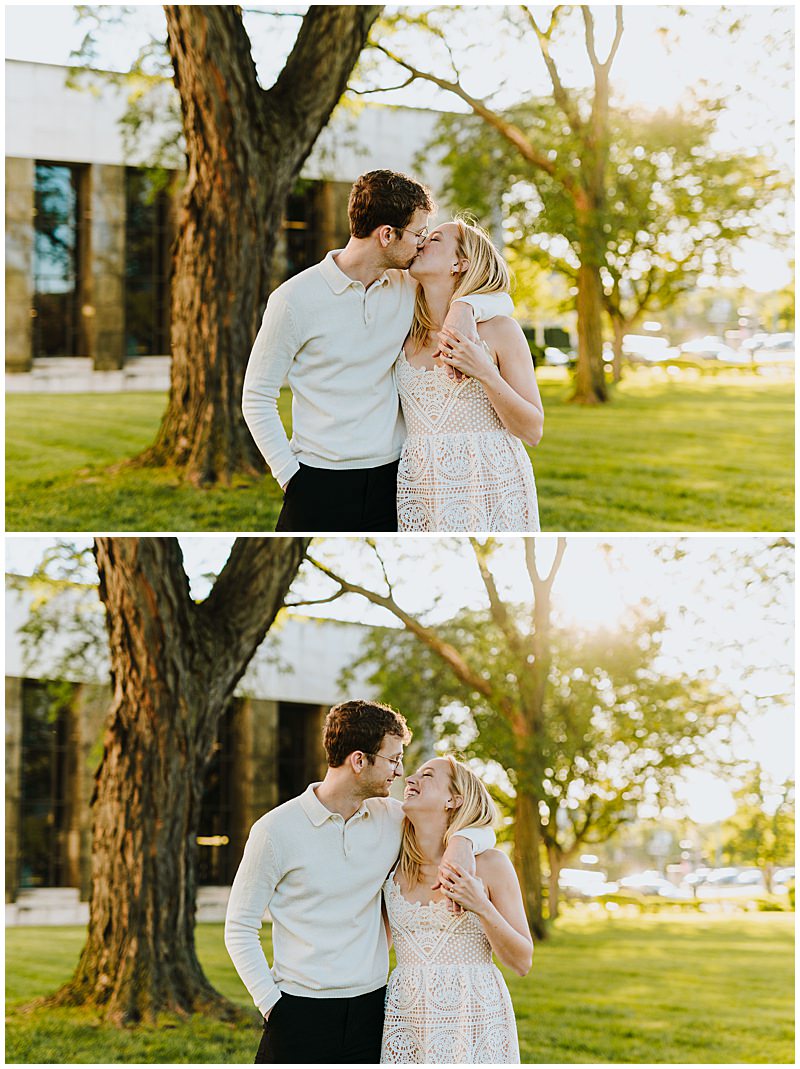 Summer Midtown Detroit Engagement Session