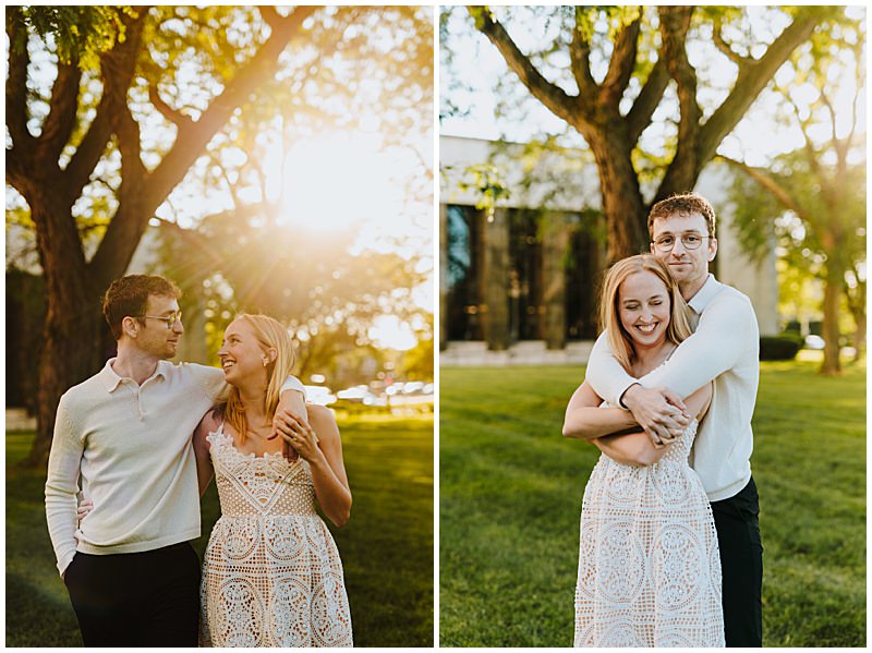 Summer Midtown Detroit Engagement Session