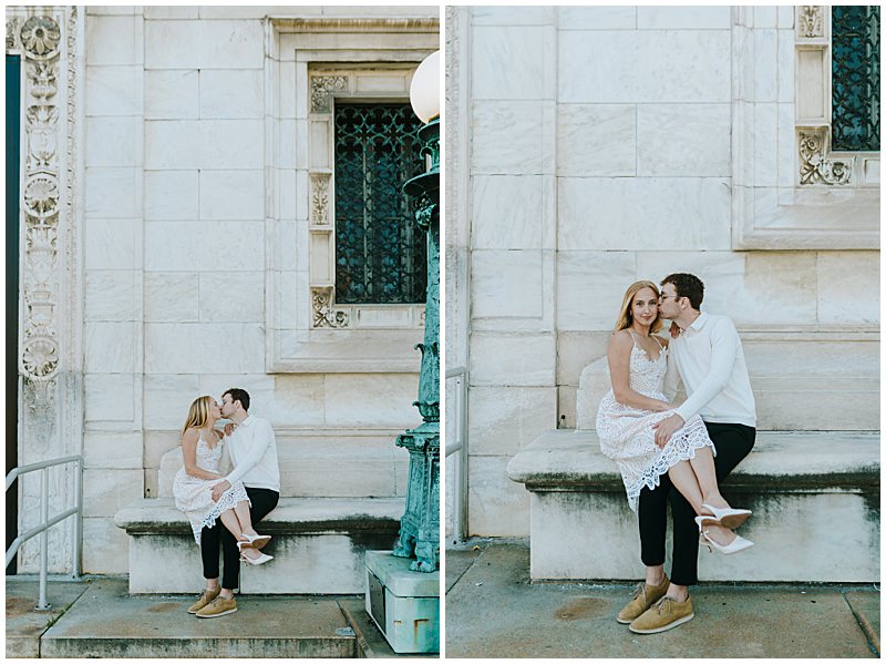 Summer Midtown Detroit Engagement Session