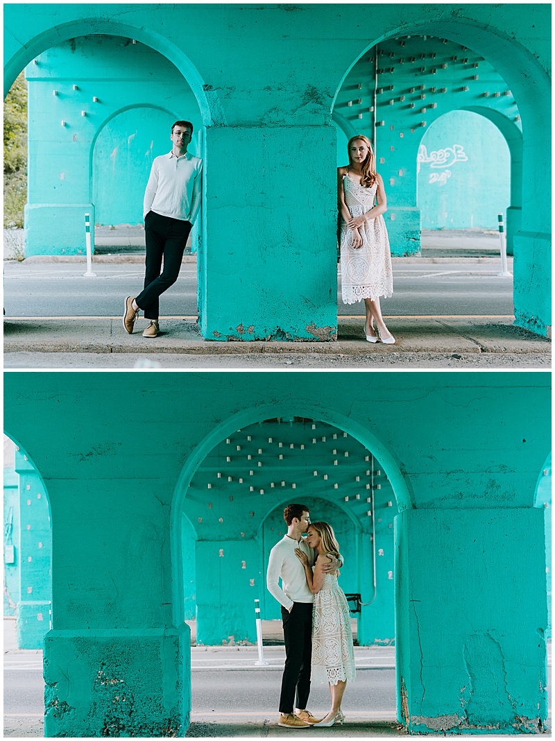 Summer Midtown Detroit Engagement Session