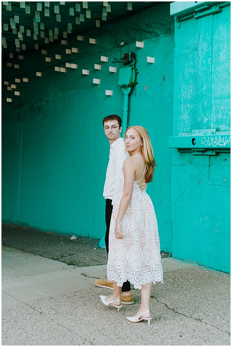 Summer Midtown Detroit Engagement Session