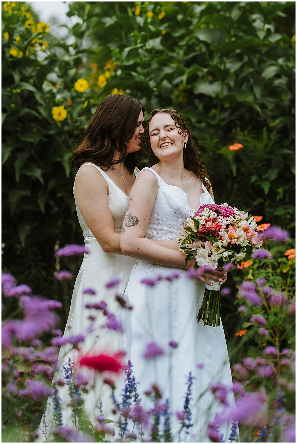 Summer Matthaei Botanical Gardens Wedding
